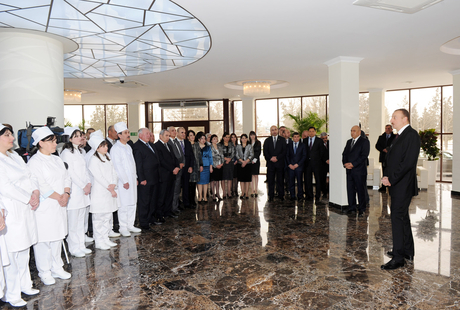 President Ilham Aliyev inaugurates Central Hospital in Gusar region (PHOTO)