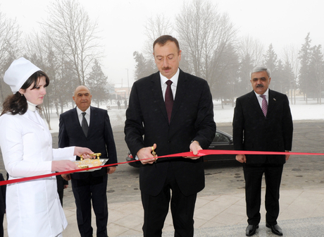 President Ilham Aliyev inaugurates Central Hospital in Gusar region (PHOTO)