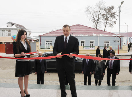 President Ilham Aliyev inaugurates Chess Centre in Gusar (PHOTO)