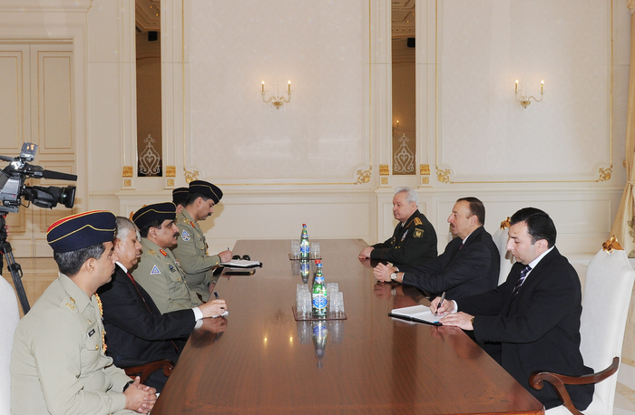 President Ilham Aliyev receives chairman of Pakistan`s Joint Chiefs of Staff Committee