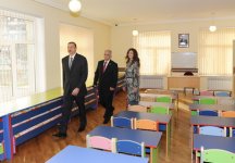 President of Azerbaijan inspects newly-reconstructed kindergartens in Nizami and Khatai districts (PHOTO)
