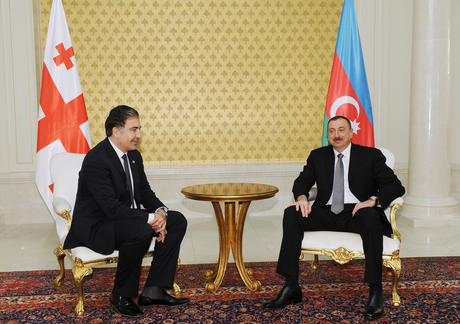 Azerbaijani, Georgian presidents meet one-on-one