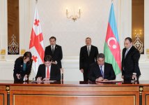 Azerbaijan and Georgia sign bilateral documents