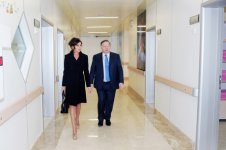 Azerbaijani first lady inspects children`s clinic of National Oncology Center