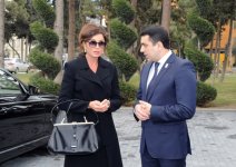 Azerbaijan`s first lady views exhibition reflecting history of Eurovision Song Contest