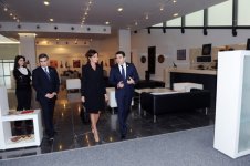 Azerbaijan`s first lady views exhibition reflecting history of Eurovision Song Contest