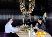 Azerbaijani and Georgian presidents have joint dinner (PHOTO)