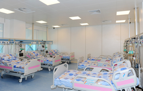 Azerbaijani first lady inspects children`s clinic of National Oncology Center