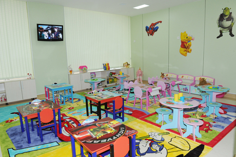 Azerbaijani first lady inspects children`s clinic of National Oncology Center