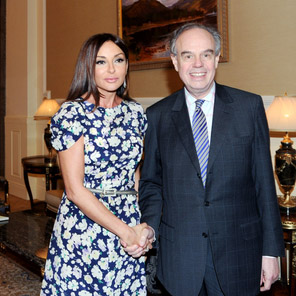 Azerbaijani first lady meets French Minister of Culture and Communication (PHOTO)
