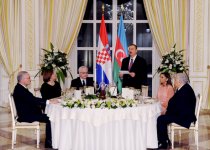 Official reception in honor of President of Croatia hosted (PHOTO)