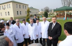 Azerbaijani President inaugurates Astara central hospital after major repair and reconstruction (PHOTO)