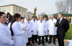 Azerbaijani President inaugurates Astara central hospital after major repair and reconstruction (PHOTO)