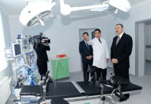 Azerbaijani President inaugurates Astara central hospital after major repair and reconstruction (PHOTO)