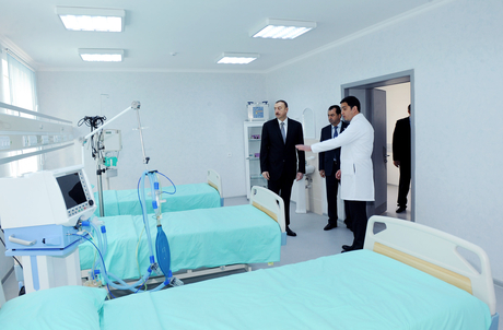 Azerbaijani President inaugurates Astara central hospital after major repair and reconstruction (PHOTO)
