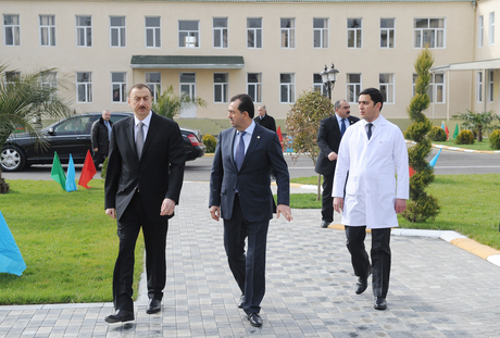 Azerbaijani President inaugurates Astara central hospital after major repair and reconstruction (PHOTO)