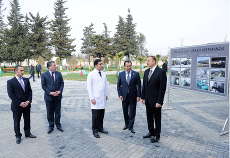 Azerbaijani President inaugurates Astara central hospital after major repair and reconstruction (PHOTO)