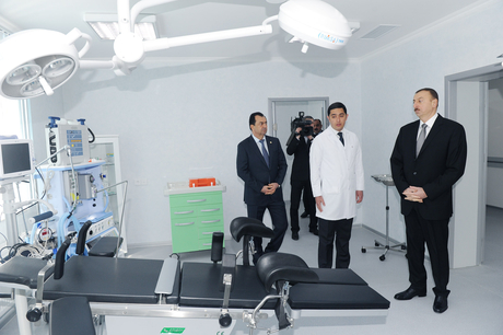 Azerbaijani President inaugurates Astara central hospital after major repair and reconstruction (PHOTO)