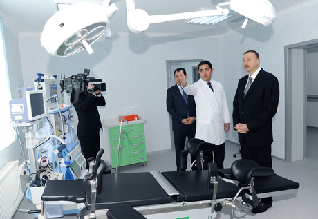 Azerbaijani President inaugurates Astara central hospital after major repair and reconstruction (PHOTO)
