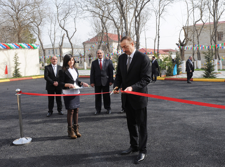 Azerbaijani President opens Children`s Technical Creative Center in Salyan (PHOTO)