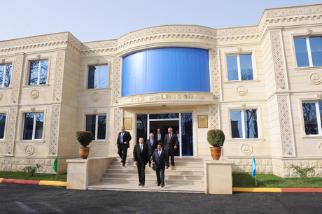 Azerbaijani President opens Children`s Technical Creative Center in Salyan (PHOTO)