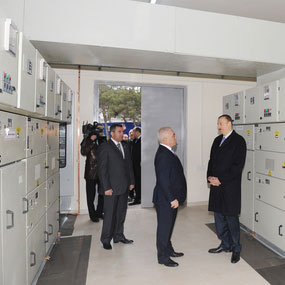 Azerbaijani President attends opening of several facilities of Bakielektrikshebeke OJSC  (PHOTO)