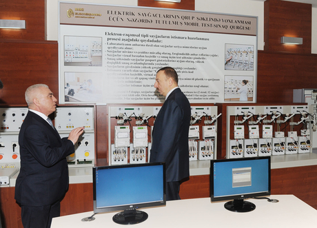 Azerbaijani President attends opening of several facilities of Bakielektrikshebeke OJSC  (PHOTO)