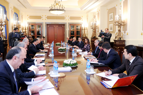 President of Heydar Aliyev Foundation Mehriban Aliyeva chairs regular meeting of Eurovision 2012 organizing committee (PHOTO)