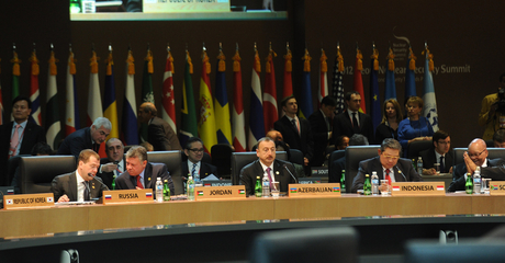 President Ilham Aliyev: Azerbaijan supports international community`s efforts on nuclear security (PHOTO)