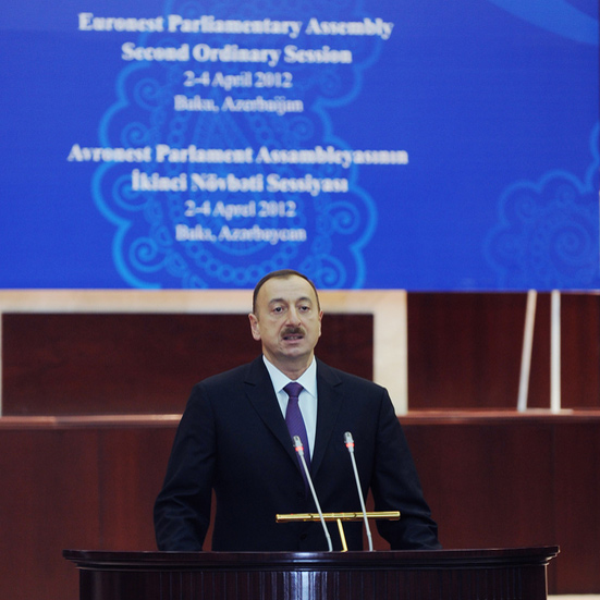 Azerbaijani President attends opening of Euronest PA second session in Baku (PHOTO)