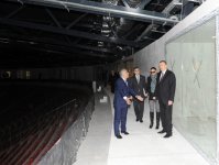 Azerbaijani President and his spouse inspect construction progress at National Flag Square and Sports and Concert Complex (PHOTO)