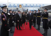 Azerbaijani President arrives in Czech Republic for state visit