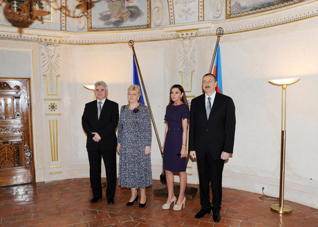 Czech Senate President hosts dinner in honor of Azerbaijani President (PHOTO)