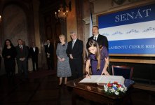 Czech Senate President hosts dinner in honor of Azerbaijani President (PHOTO)