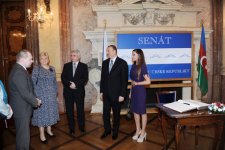 Czech Senate President hosts dinner in honor of Azerbaijani President (PHOTO)