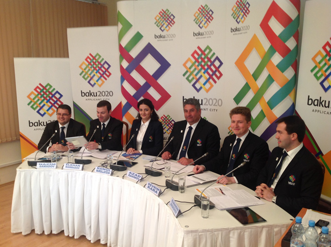 Video presentation of Baku as candidate to host the Olympics-2020 held