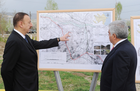President of Azerbaijan opens Gazakhbayli-Ashaghi Salahli motorway (PHOTO)