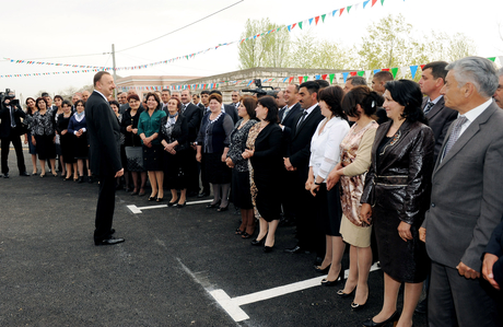 President of Azerbaijan opens Gazakhbayli-Ashaghi Salahli motorway (PHOTO)