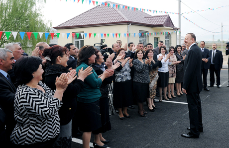 President of Azerbaijan opens Gazakhbayli-Ashaghi Salahli motorway (PHOTO)