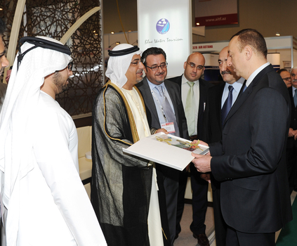Azerbaijani President gets acquainted with Azerbaijan International Travel and Tourism Fair in Baku