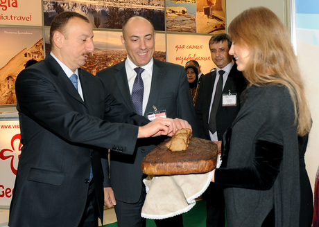 Azerbaijani President gets acquainted with Azerbaijan International Travel and Tourism Fair in Baku