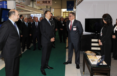 Azerbaijani President gets acquainted with Azerbaijan International Travel and Tourism Fair in Baku