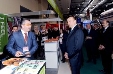 Azerbaijani President gets acquainted with Azerbaijan International Travel and Tourism Fair in Baku