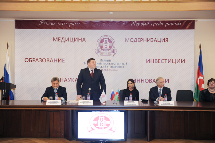 Azerbaijan`s first lady receives diploma of Honorary Professor of I.M. Sechenov First Moscow State Medical University (PHOTO)