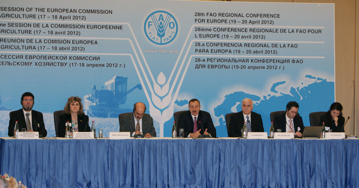 Azerbaijani President attends FAO European Regional Conference (PHOTO)