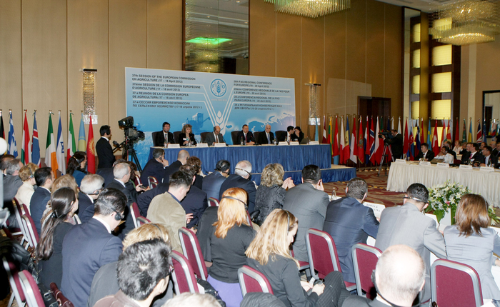 Azerbaijani President attends FAO European Regional Conference (PHOTO)