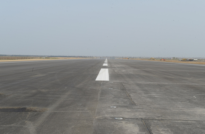Azerbaijan`s President inaugurates new runway at Heydar Aliyev International Airport (PHOTO)
