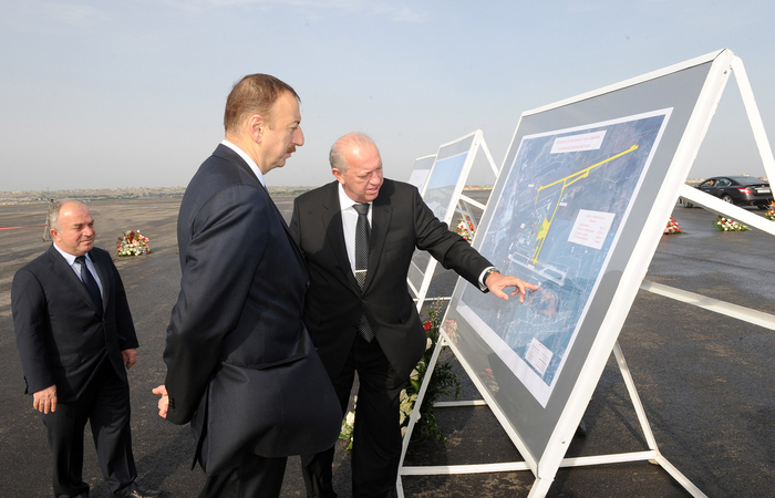 Azerbaijan`s President inaugurates new runway at Heydar Aliyev International Airport (PHOTO)