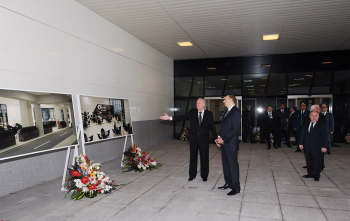 Azerbaijan`s President inaugurates new runway at Heydar Aliyev International Airport (PHOTO)