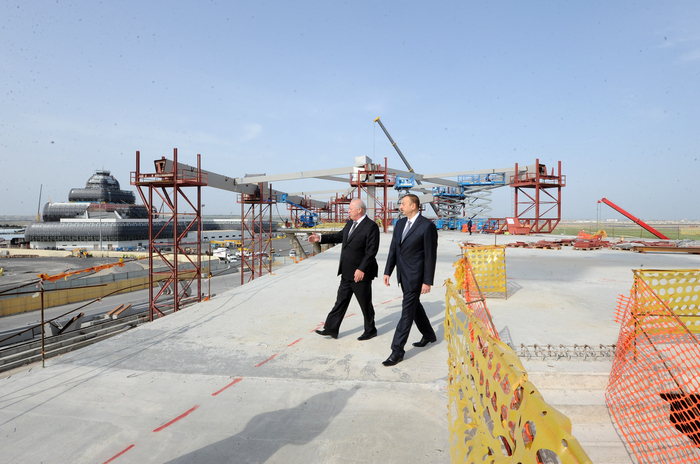 Azerbaijan`s President inaugurates new runway at Heydar Aliyev International Airport (PHOTO)